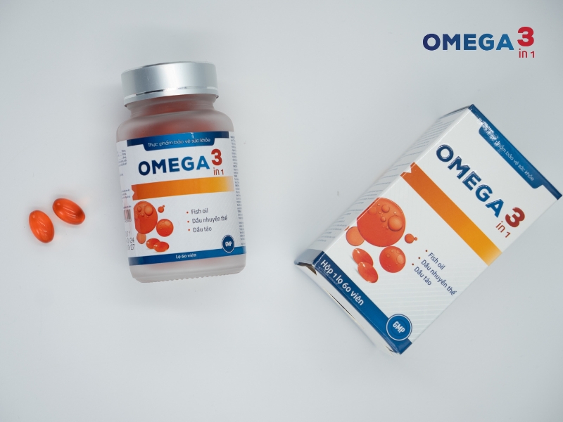 Thành phần của Omega 3in1 – Sức mạnh từ ba nguồn Omega-3 tinh khiết